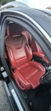 Audi S4 Avant RED Leather Seats "RECARO" Electric & Heated Fit B6 & B7 A4 S4 RS4