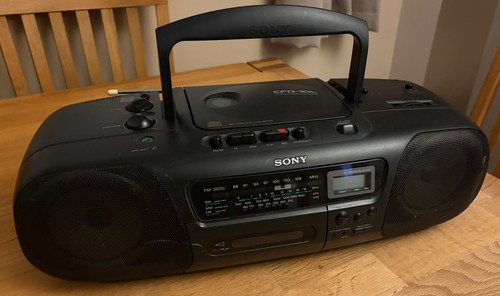 Sony cfd 10l radio cassette - sony, cd