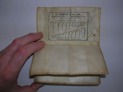 Antique fly fishing hook gauge - antique,