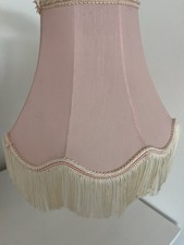 Vintage Pink Tassle Lampshade