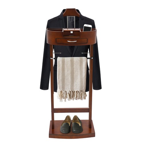 Free standing wood suit rack - free,