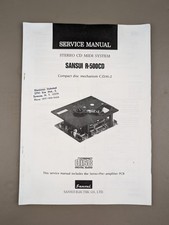 Sansui R-500CD Stereo CD Midi System Service Manual D-2072