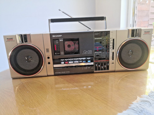 Boombox sharp qt38z - boombox,