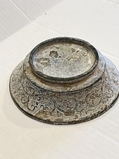 Antique ?Vintage Achaemenid Bronze Ceremonial Vessel Plate Bowl Patina Old?