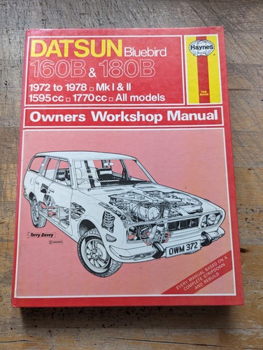 Datsun bluebird 160b - &, 180b