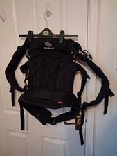 Manduco Baby Carrier / Papoose. Black. Adjustable. Good Condition