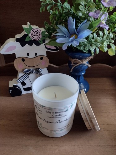 Hand poured soy beeswax - poured,