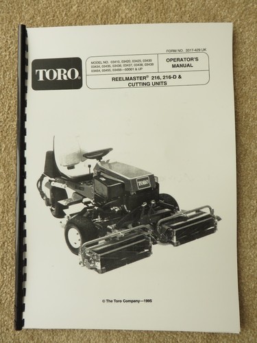 Toro 216 216d triple - toro,