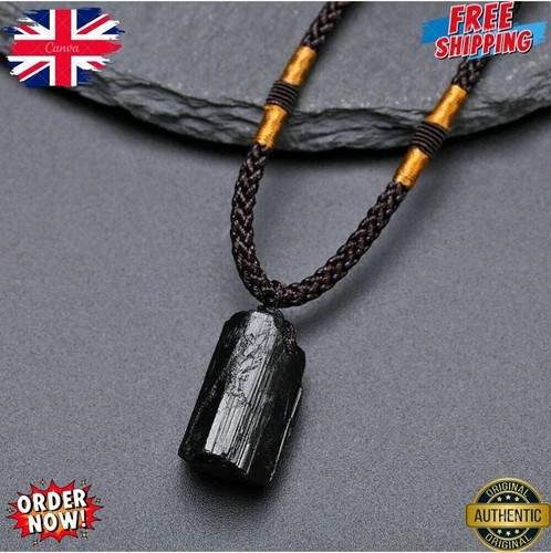 Black tourmaline pendant - tourmaline,