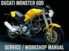 2001-2005 Ducati Monster 600 M600 Twin Repair Workshop Service Manual PDF File