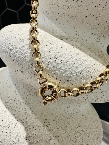 9ct yellow gold - yellow, belcher