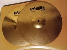 Paiste 101 Brass Hi Hats 14"/35cm Cymbals (Pair)