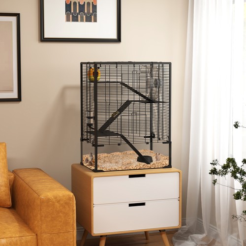 Tier hamster cage with - 4-tier, deep