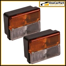 PAIR Tractor Front Side Light Lamp Indicator FOR Massey Ferguson 240,265,290,590