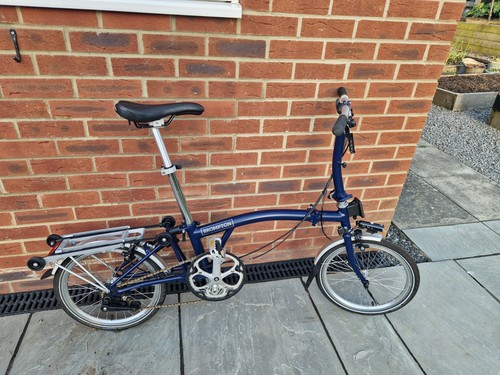 Brompton speed folding bike - folding,