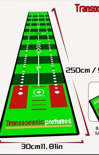 Golf putting practice - mat,
