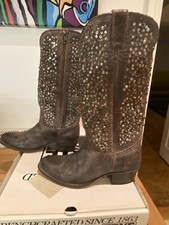 Frye Deborah Studded Western Boots Size 6 Brand New RRP£485