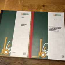 AUSA CE11 FORKLIFT OPERATORS MANUAL & Parts Manual * We Print 4 U * 110 Pages