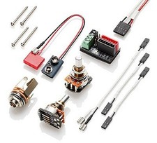 EMG-P Active P/Precision Bass Pickup Set Black, Solderless Kit