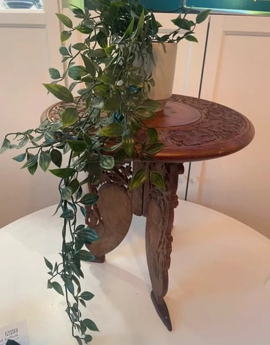 Vintage indian carved wooden - vintage,