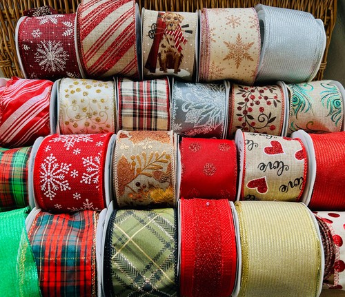 Wired seasonal ribbon - seasonal,