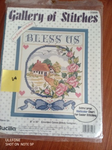Cross stitch bless - bless, us