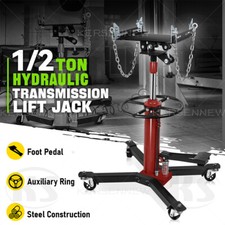 0.5Ton Vertical Hydraulic Transmission Jack Lift Hoist Garage Gearbox Jack Stand