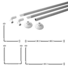 Chrome U & L Shape Shower