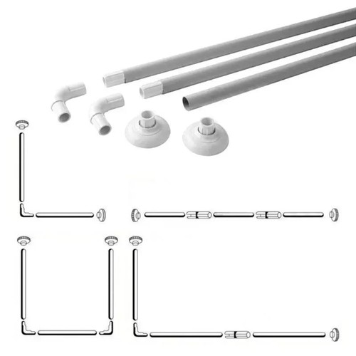 Chrome l shape - chrome, u