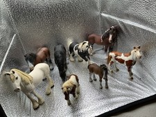 8 X Vintage Schleich Horses Various Breeds & Ages, 5 Large 1 Medium & 2 Small