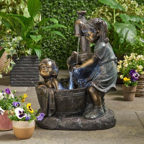 Bafovy garden statue - bafovy, boy