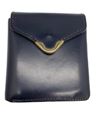 cramp                    Bi-fold wallet Navy x Brown