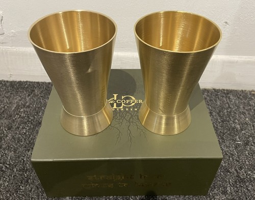 Set brass glass - of,