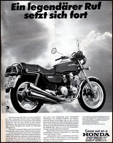 Honda 750 four k - cb,