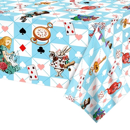 Alice wonderland tablecloth - alice,