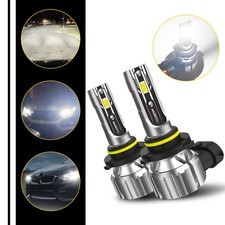 2PCS 9005 HB3 LED Headlight Bulbs Kit Car Canbus Error Free High/Lo Beam 6500K