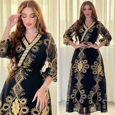 Sequins Kaftan Women Black