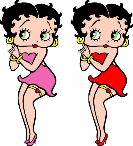 Betty boop temporary - temporary, x2