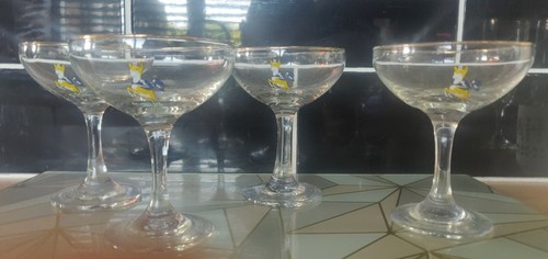 Vintage retro babycham glasses - vintage,