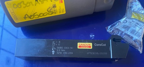 New sandvik parting grooving - new,