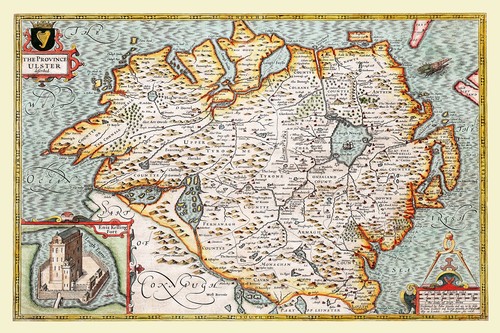 Jigsaw map ulster ireland - map, of