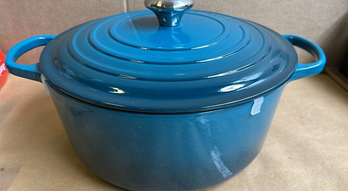 Casserole dish enamelled cast - casserole,