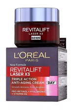 50ml L'Oreal Paris Revitalift Laser x3 Triple Action Anti-Ageing Cream Day 40+