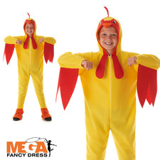 Kids Chicken Costume Nativity Halloween Fancy Dress Boys Girls Childrens Outfit 