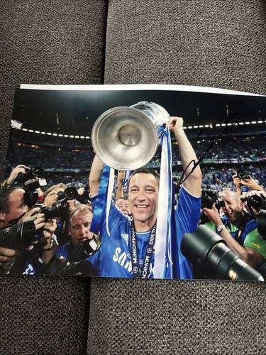 John terry signed photo - terry,