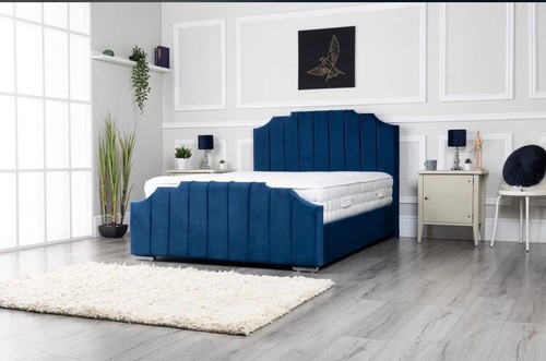 Crown upholstered bed frame - crown,