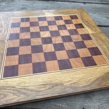 Vintage Wooden Chess and back