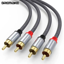 Premium 2 RCA to 2 RCA Stereo