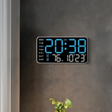digital wall clock large