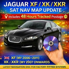 Jaguar XF XK XKR Sat Nav Disc